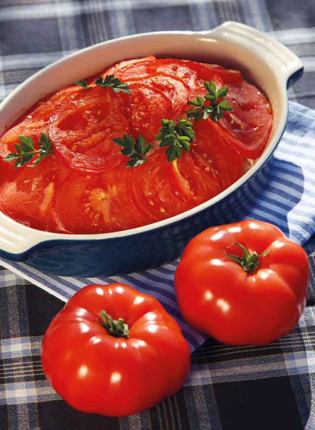 Risi-Pisi unter der Tomatenhaube